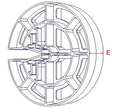 Pile cage wheel spacer dimensions